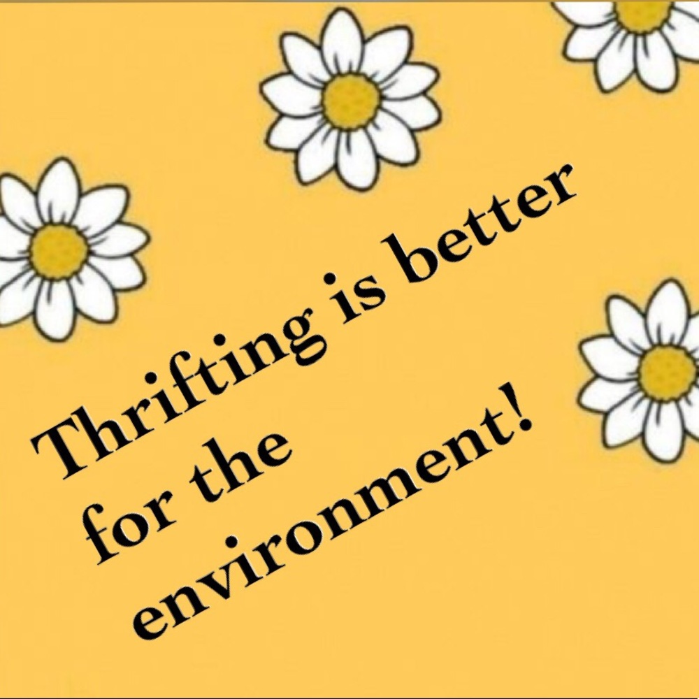 Thrifting is environmentally friendly!